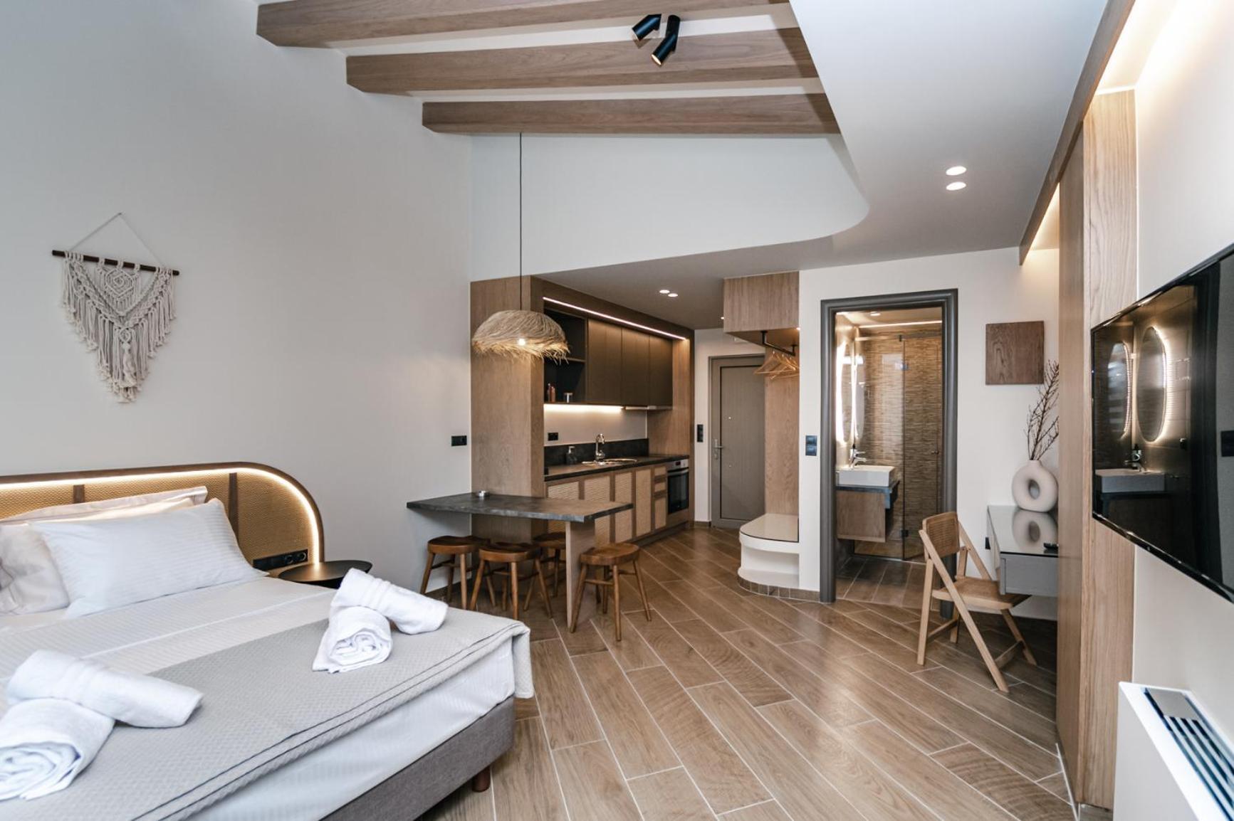 كيوبارِسِيا Terra Helios Suites & Studios الغرفة الصورة